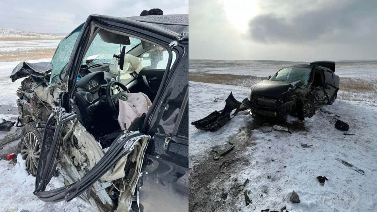 Сильный снегопад и гололёд стали причиной 50 ДТП в Карагандинской области
