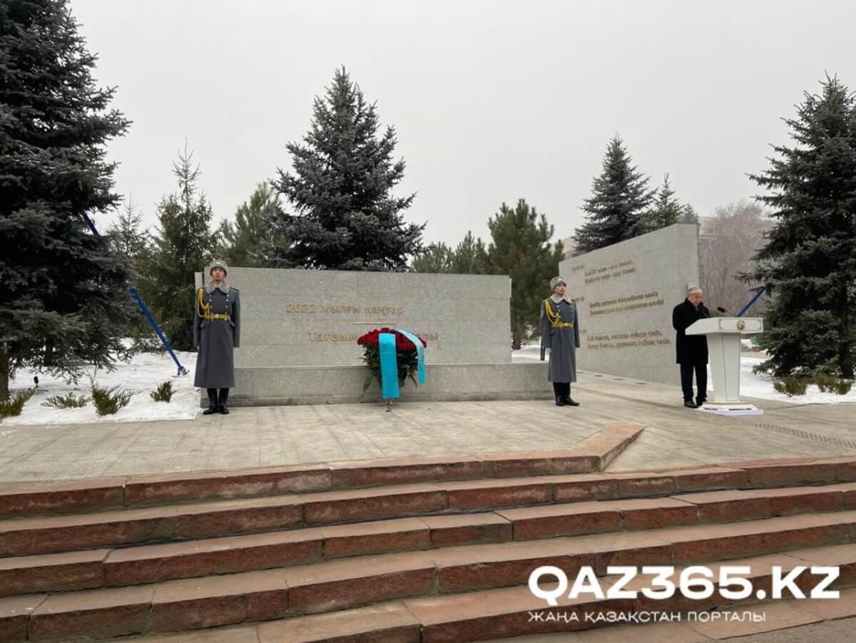 Открыт мемориал жертвам январских событий “Тағзым”