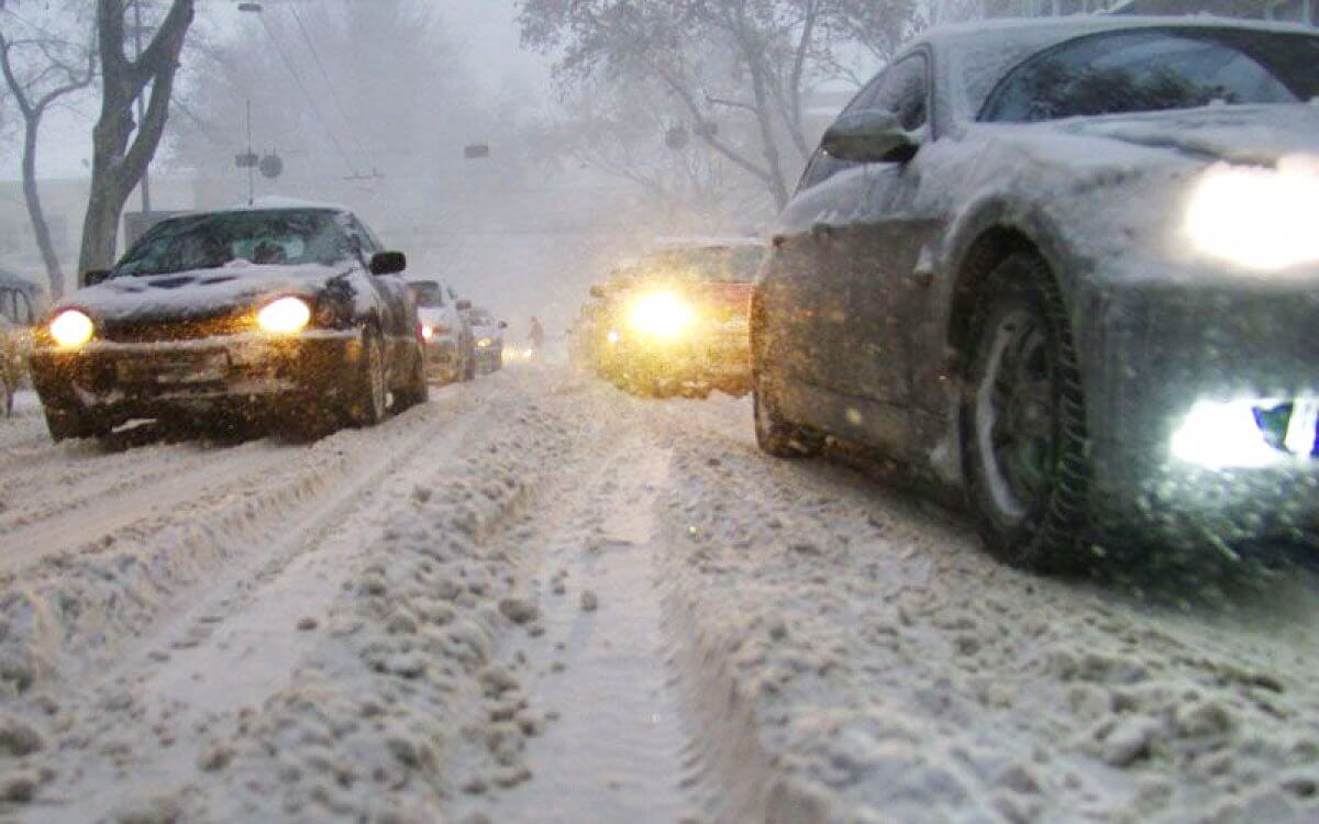 Плохие погодные условия в 3 областях Казахстана 26 декабря