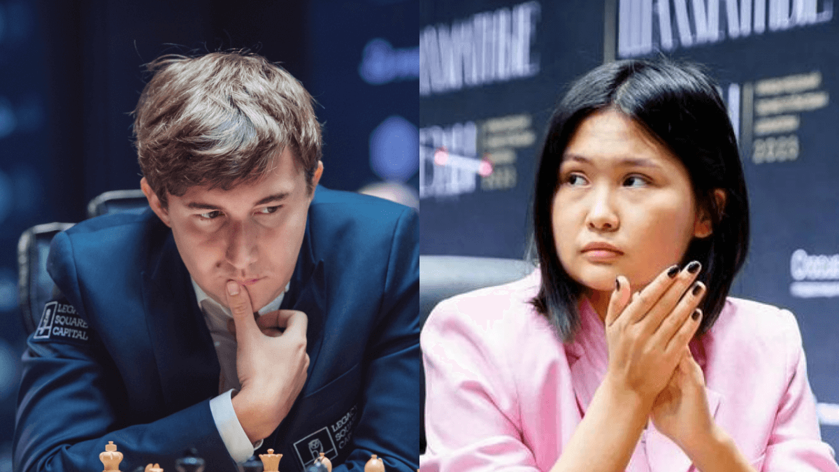 Шахматистка Бибисара Асаубаева обыграла Сергея Карякина, который расположился на 10 место в мировом рейтинге
