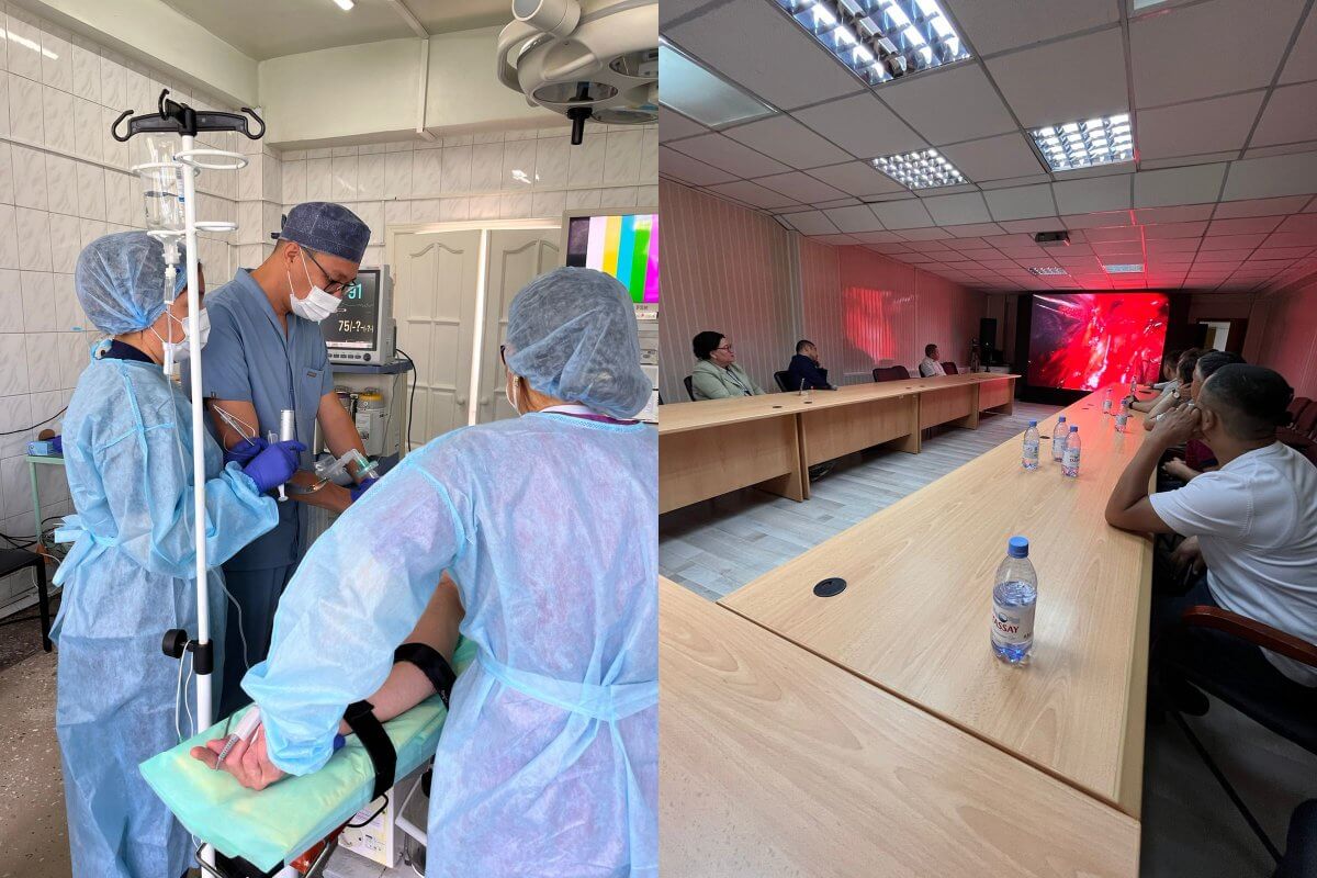 Китайские хирурги проводят мастер-класс в Алматы