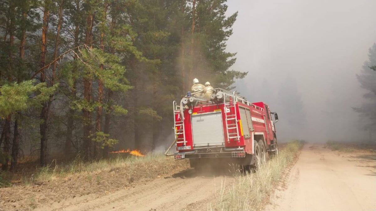 Основная площадь природного пожара в Карагандинской области потушена