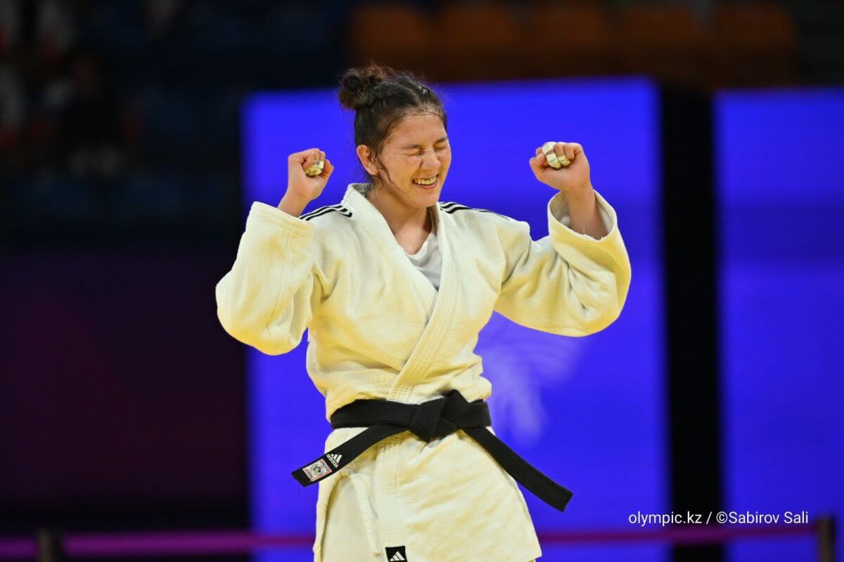 Эсмигул Куюлова завоевала третью медаль по дзюдо на Азиаде