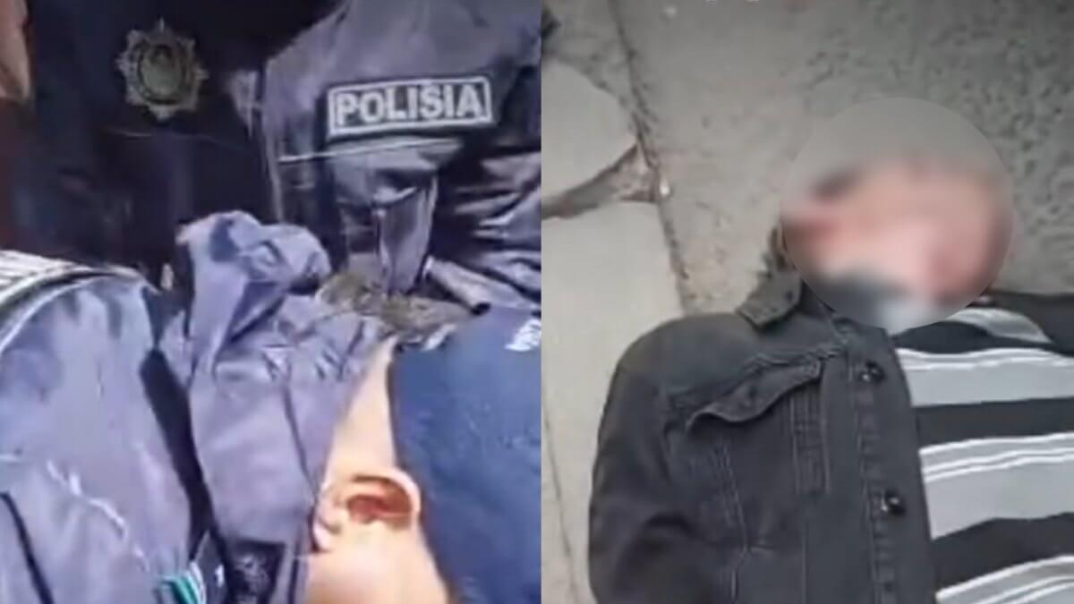 В сети распространяется видео того, как участковый разбил торговцу голову в Алматы