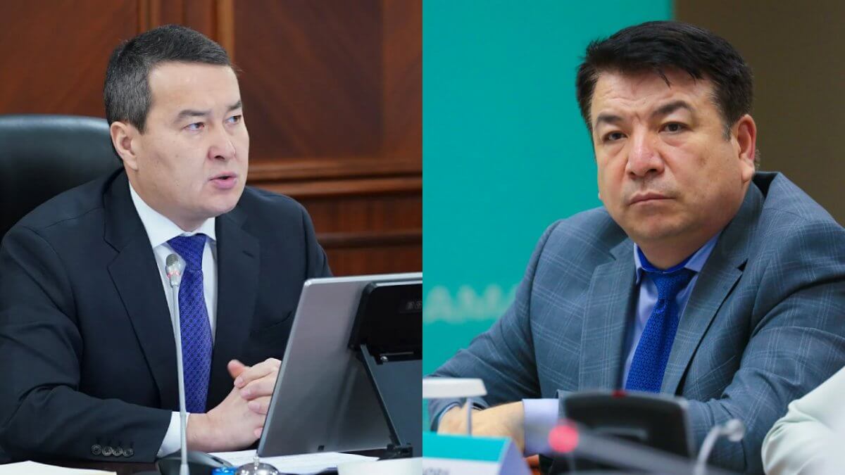 В сети обсуждается видео, где премьер-министр Смаилов отчитывает министра Бейсембаева