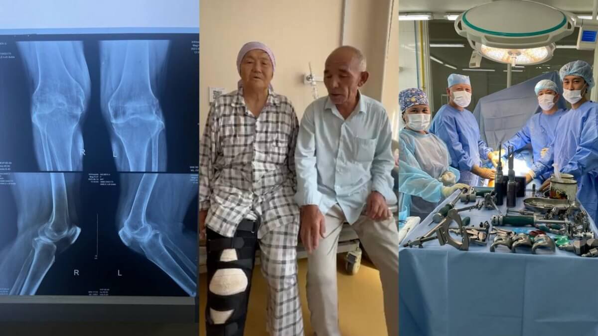 Ортопеды больницы в Алматы поставили на ноги пенсионерку, прикованную к коляске