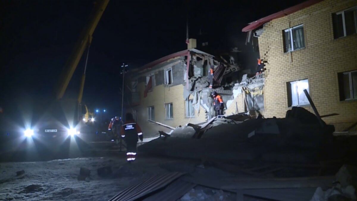 Итог обрушения в Карагандинской области: пострадавший умер от ожогов