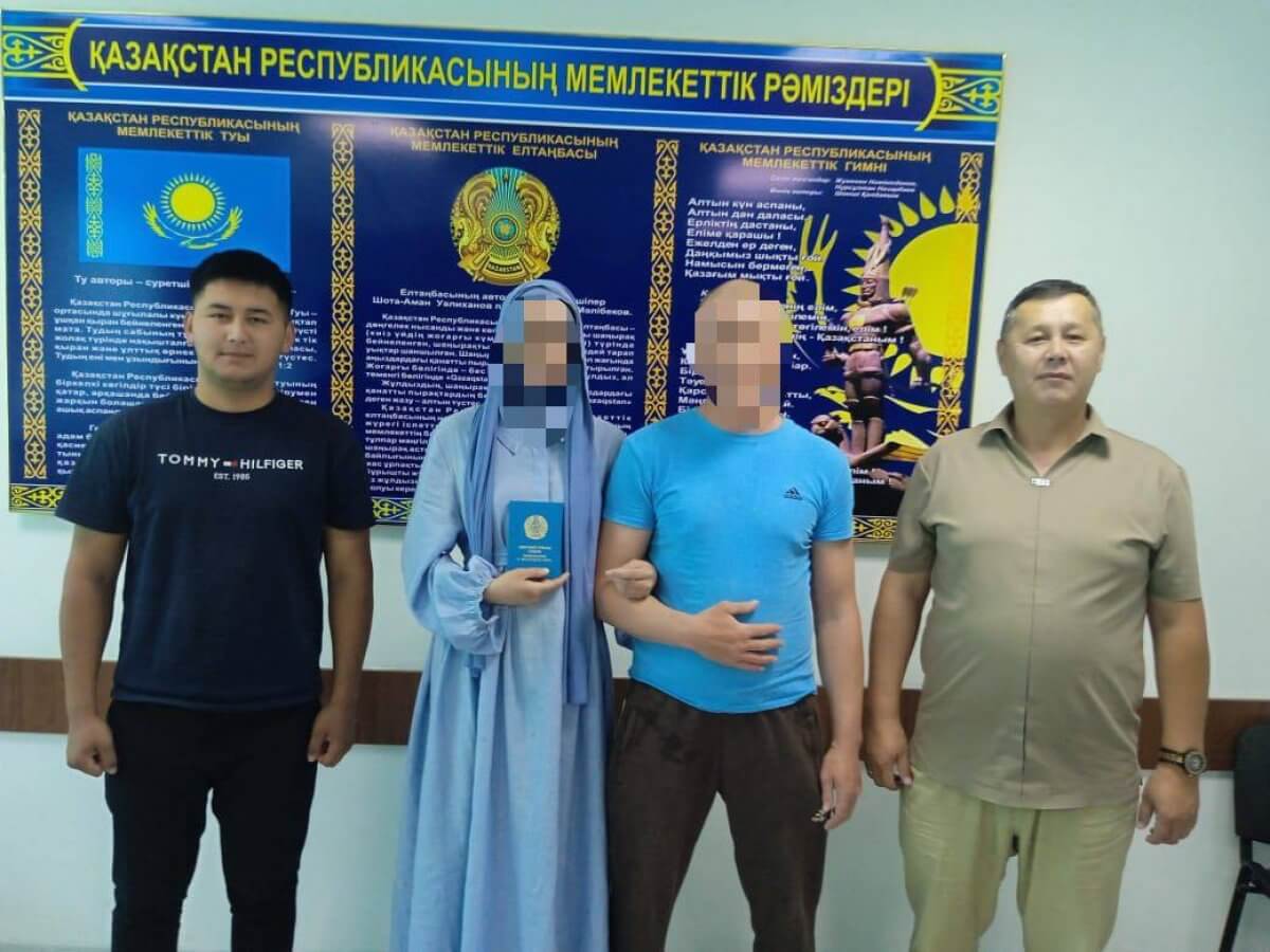 «Долгожданное счастье»: В Кызылорде осуждённый вступил в брак со своей возлюбленной