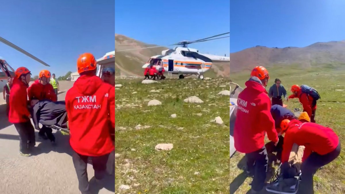 В горах Алматы спасатели эвакуировали туриста с симптомами горной болезни