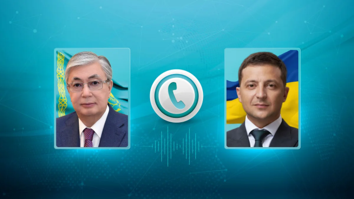 Токаев поздравил Зеленского с Днем независимости Украины