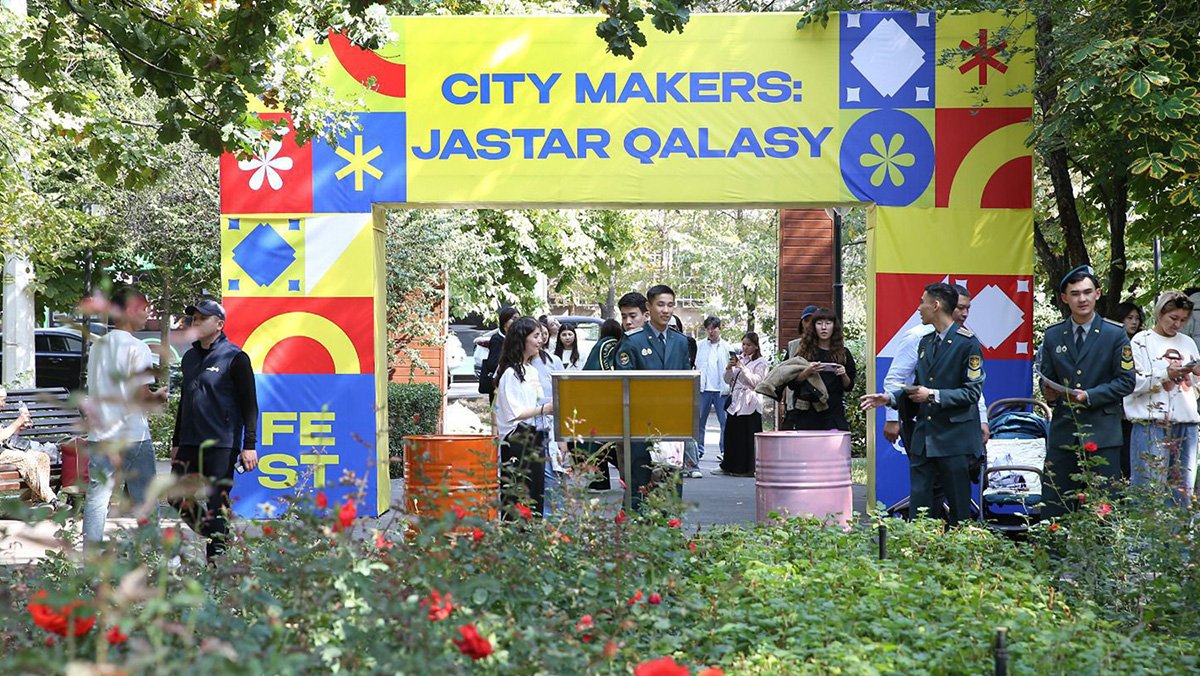 В Алматы впервые прошёл фестиваль сообществ City Makers: Jastar qalasy