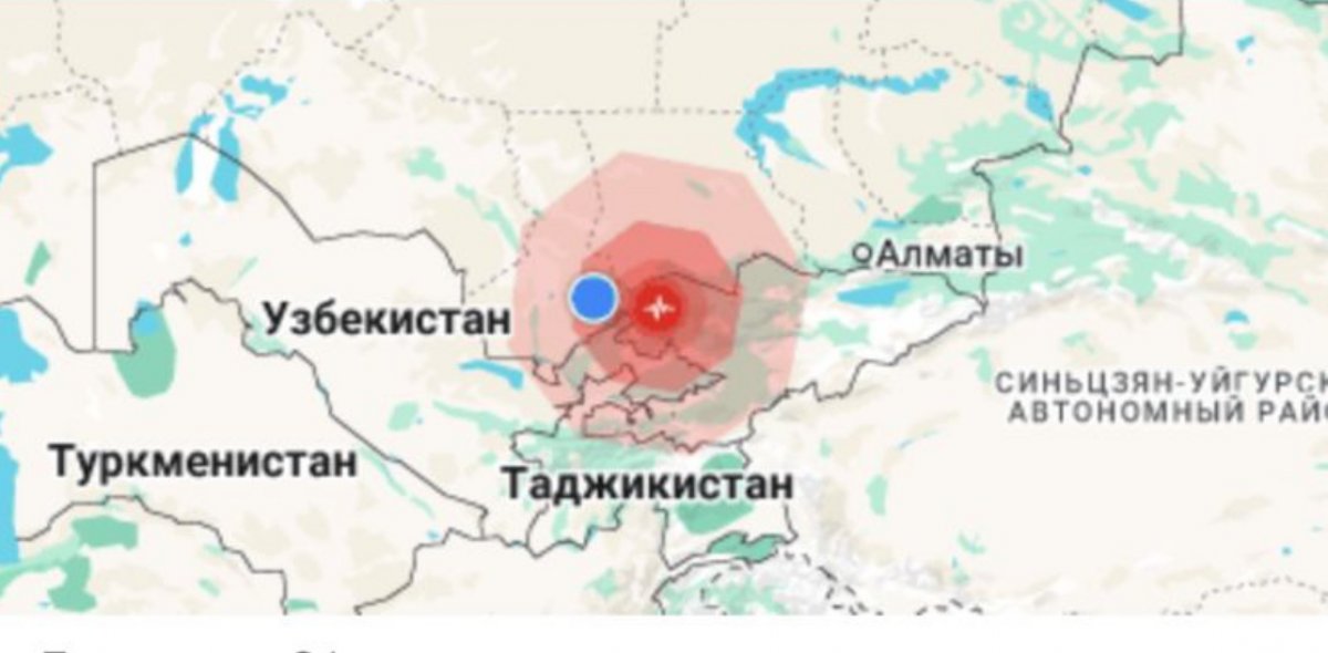 Землетрясение произошло на юге Казахстана: жителей Тараза и Шымкента разбудили ночные толчки