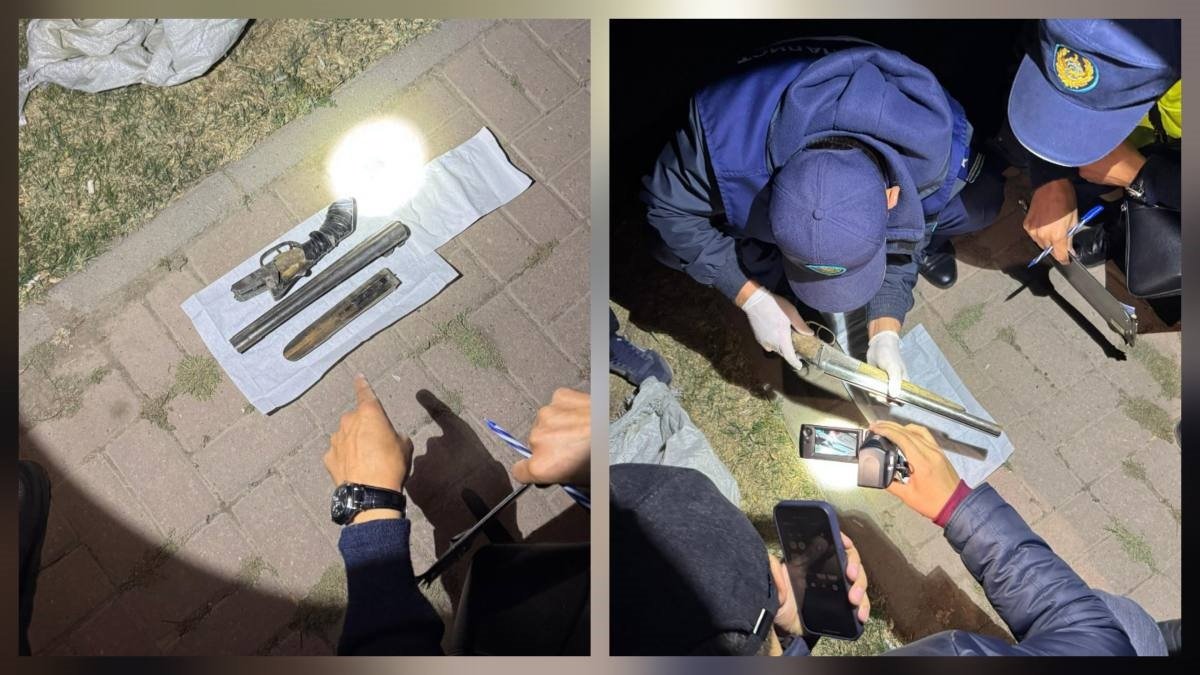 Полицейские изъяли арсенал незарегистрированного оружия в Туркестанской области