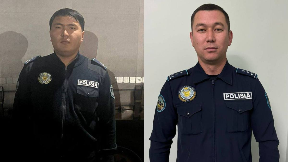 Полицейские вовремя потушили возгорание грузовика в области Жетысу