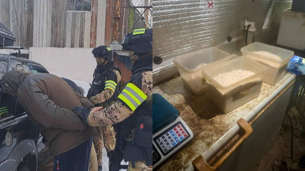 В Караганде раскрыта подпольная лаборатория: изъято 52 кг «синтетики» и тонна прекурсоров