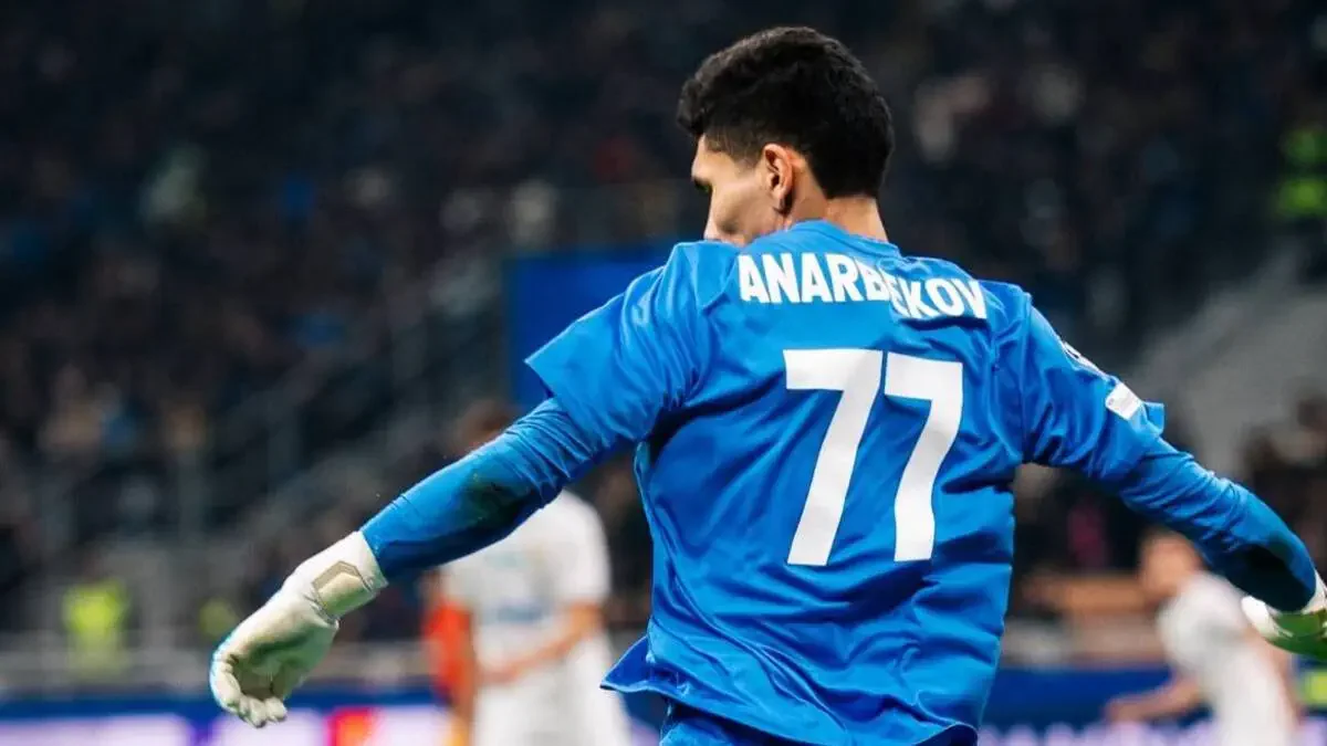 УЕФА включил сейв голкипера «Кайрата» Анарбекова в список лучших