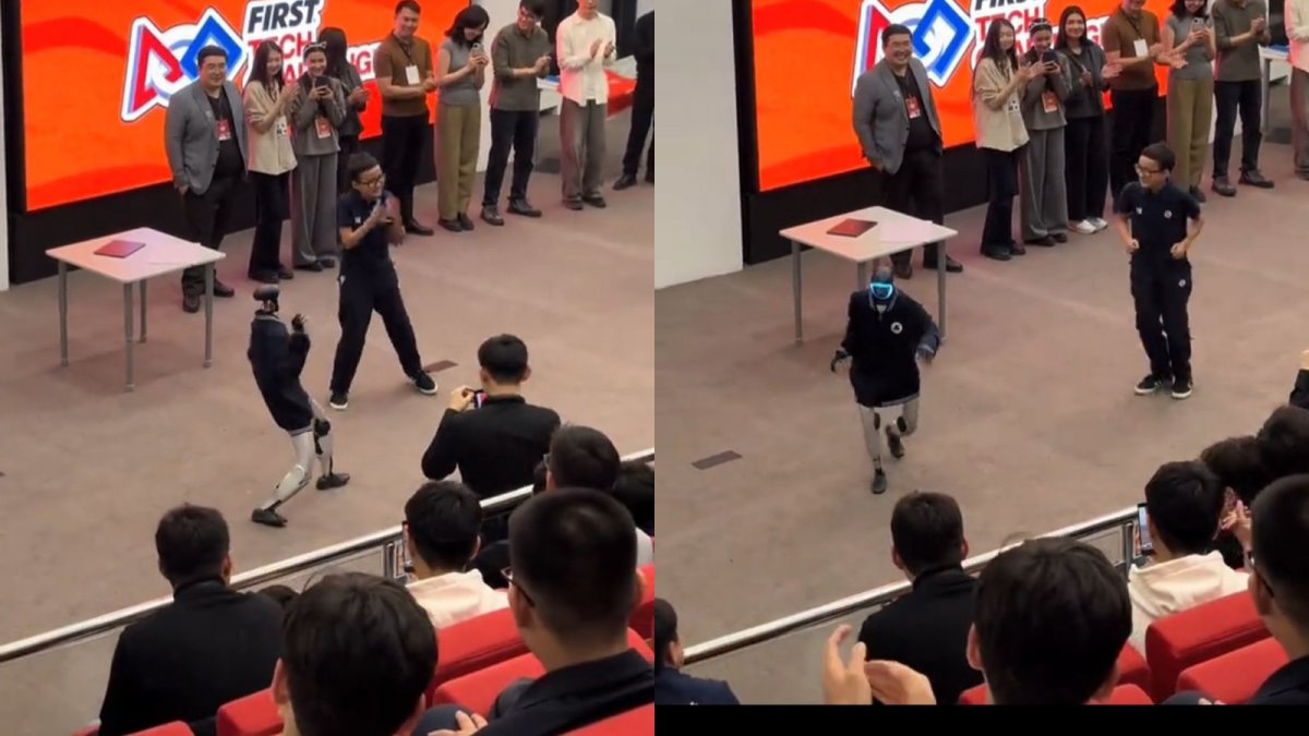 Робот из Астаны станцевал под Кайрата Нуртаса
