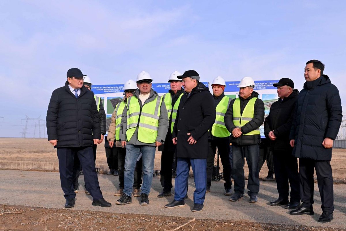 В области Абай начато строительство полигона твердых бытовых отходов