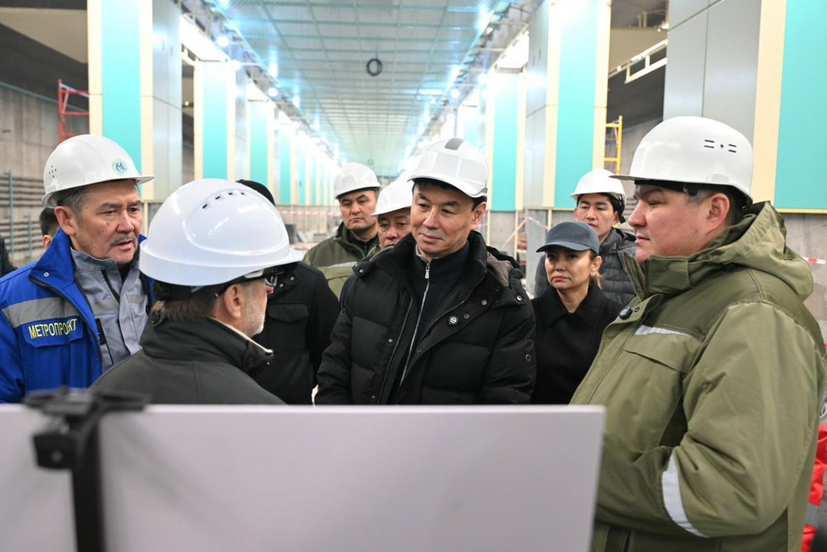 Озвучены сроки завершения строительства станции метро «Калкаман»