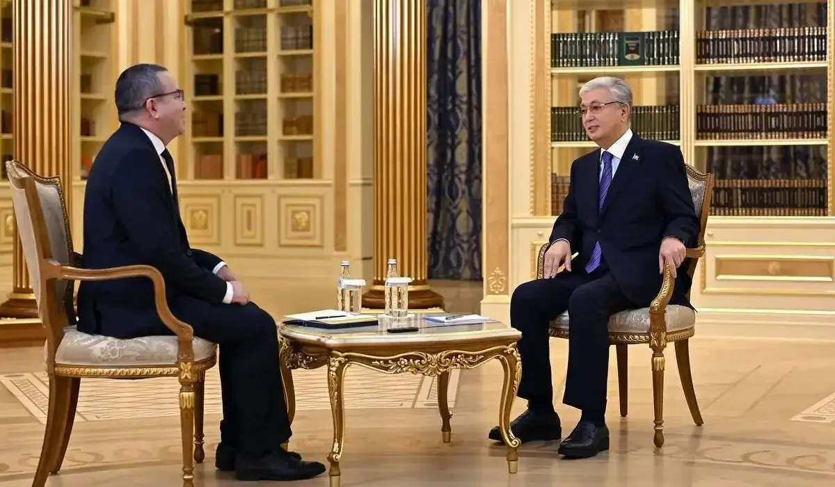 Токаев дал обширное интервью газете Turkistan