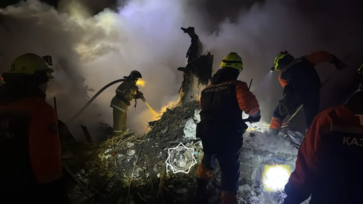 В СКО при пожаре в частном доме погибли мужчина и ребёнок