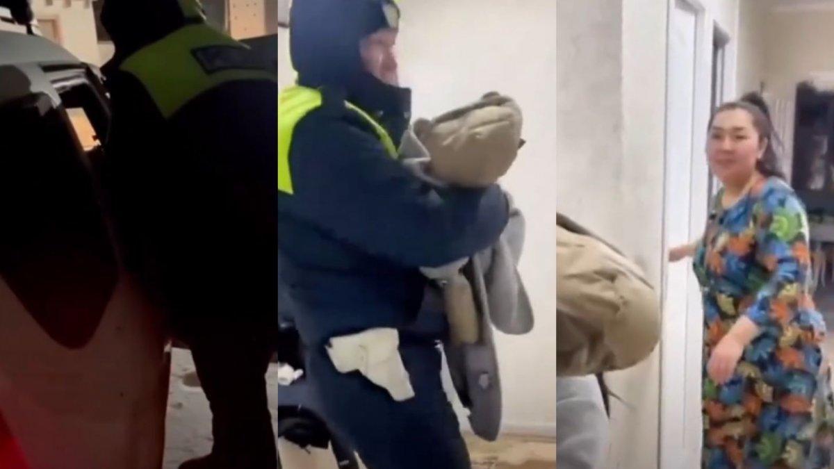 Полицейский приютил семью с трехмесячным младенцем во время бурана в Актюбинской области