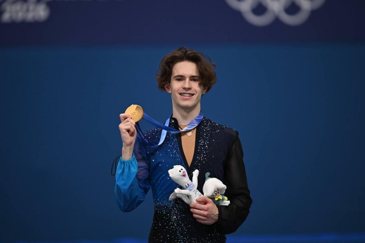 Гимн Казахстана прозвучал в честь победы Михаила Шайдорова на Олимпиаде-2026