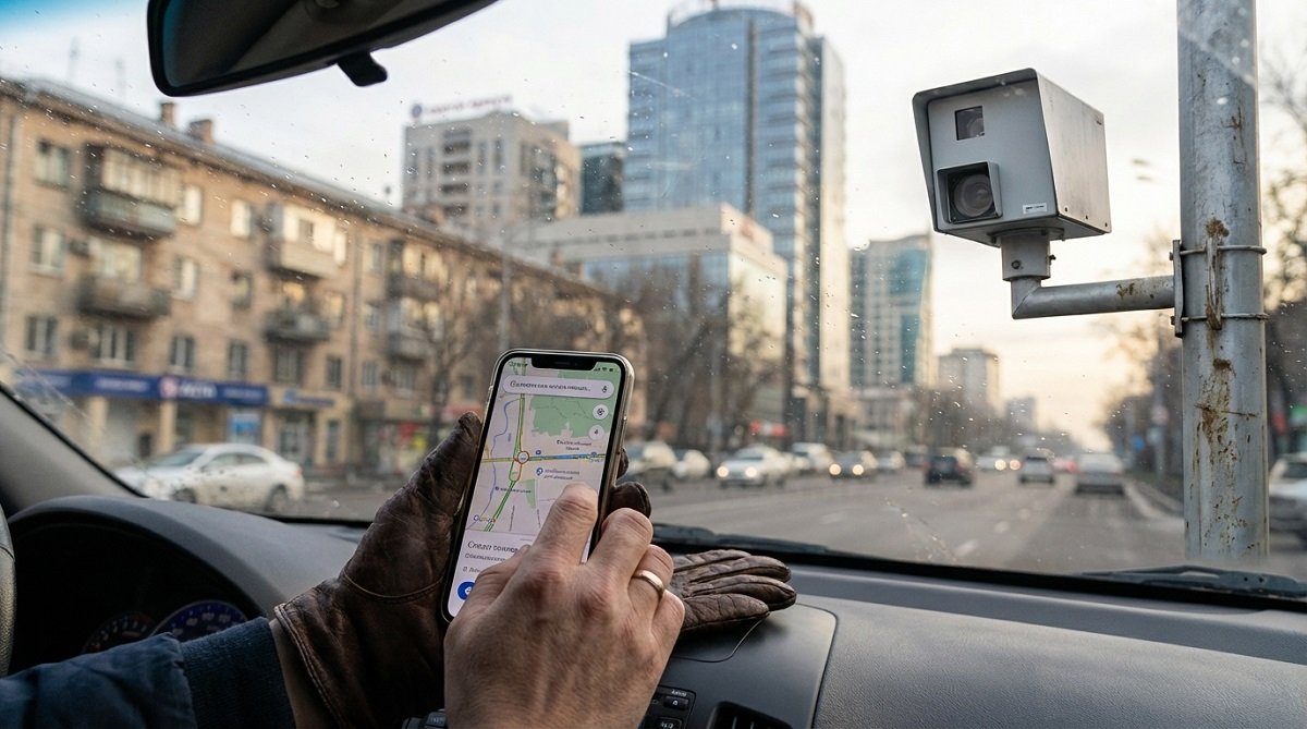 Смартфон за рулем: какой за это штраф, напомнили водителям в Казахстане