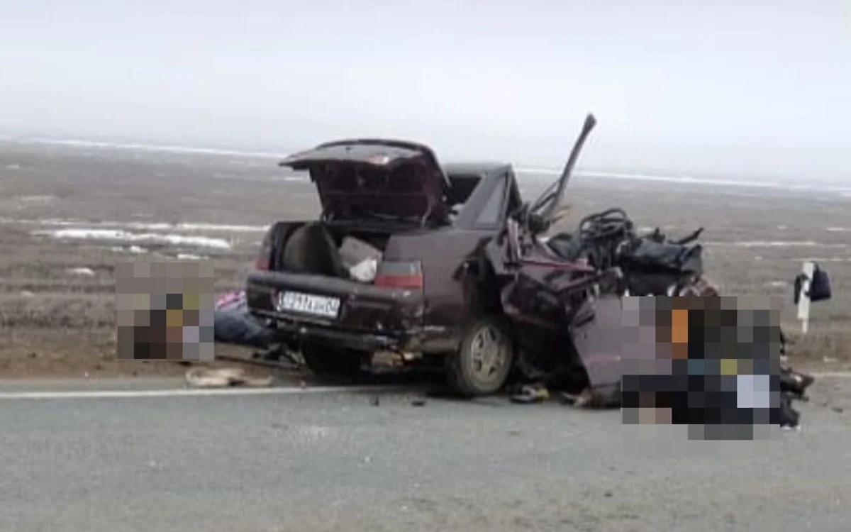 Массовая авария в Актюбинской области – погибли 5 человек