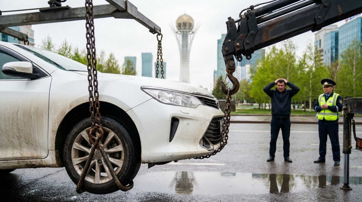 Эвакуация авто и штрафстоянки станут платными в Астане: утверждены тарифы