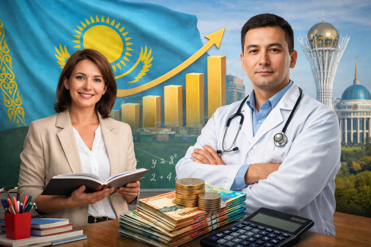 Зарплаты учителей и врачей в Казахстане могут повысить