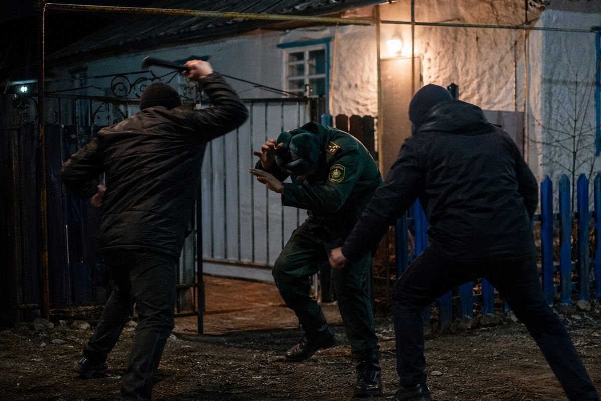 За замечание – жестокая расправа: в Казахстане избили пограничника