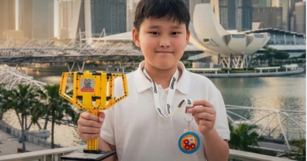 Тұрман Аманжол завоевал серебро на FIRST LEGO League Singapore 2026