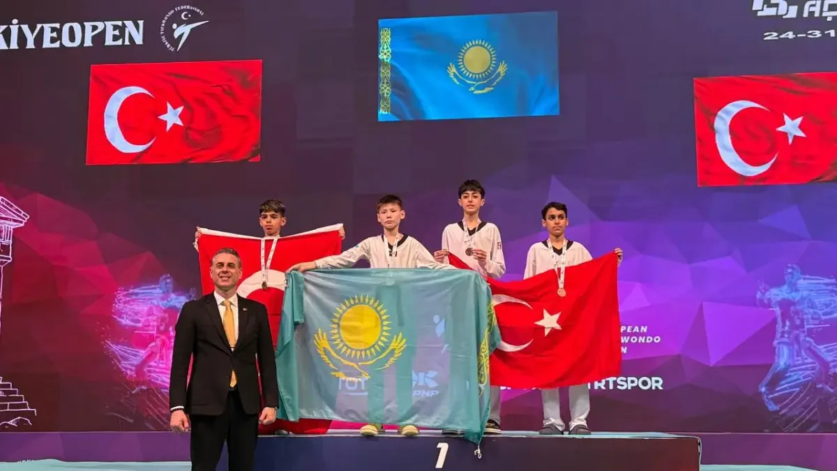 Алматинские спортсмены завоевали медали международного турнира Turkish Open по таэквондо