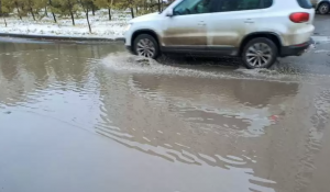 В Алматы в -22 °C затопило несколько улиц