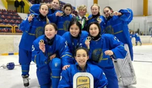 Женская сборная Казахстана по хоккею победила на юниорском чемпионате мира
