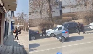Стрельбу в центре города устроил мужчина в Шымкенте - видео
