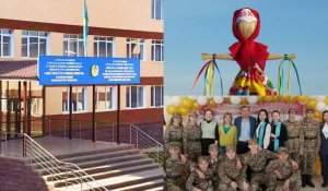 В Талгарской школе снова шум: не сгоревшее чучело и скандальный кадетский класс