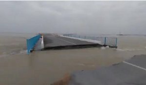 Сырдарья вышла из берегов: трассу закрыли в Кызылординской области - видео