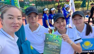 Казахстанские теннисистки вышли в полуфинал "квалификации" чемпионата мира до 14 лет