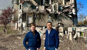 Известный казахский предприниматель посетил Украину с гуманитарным визитом