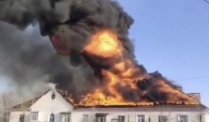 В Экибастузе объявлен режим ЧС из-за пожара