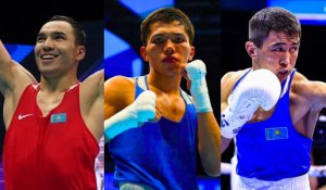 Трое казахстанцев вышли в финал чемпионата мира по боксу