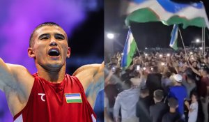 Узбекского боксера земляки встретили песней "Мен қазақпын"
