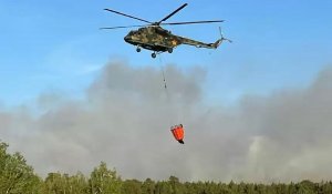 10 вертолетов привлекли к тушению лесного пожара в Абайcкой области