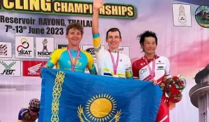Казахстан выиграл в чемпионате Азии по велоспорту