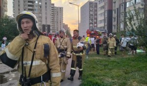 Скончалась женщина, пострадавшая при пожаре в многоэтажке Алматы