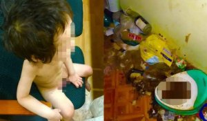 Завалена человеческими экскрементами: детей-"маугли" нашли в алматинской квартире