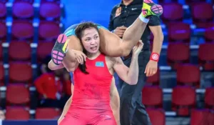 Казахстанка Жамиля Бакбергенова выиграла бронзу на ЧМ-2023 по борьбе
