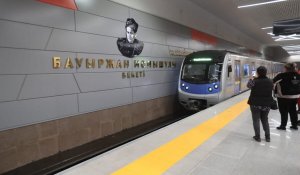 В метрополитене Алматы запустили дополнительный состав